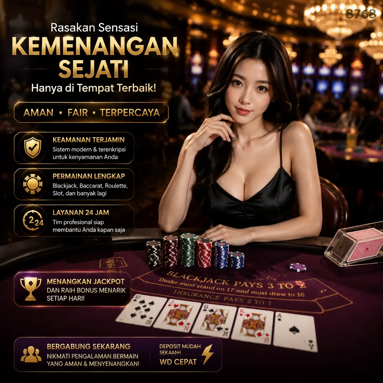 Ikon aplikasi 8768 resmi